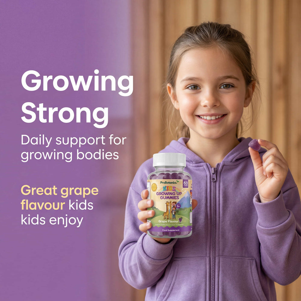 Kids Growing Up Gummies — the daily serving being taken