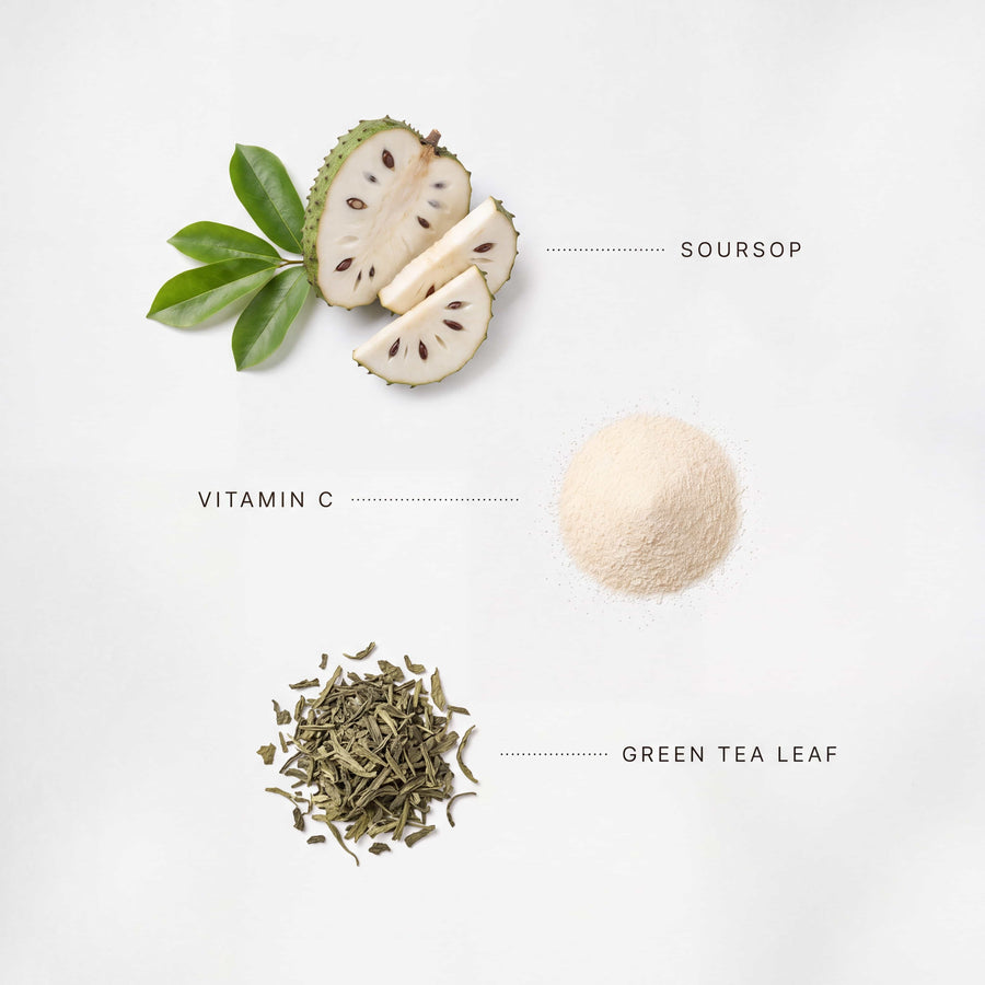 Soursop Liquid Drops — texture or ingredient macro