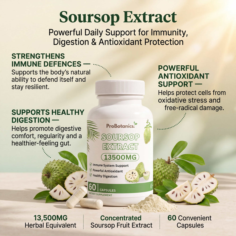 Soursop Capsules — the product in context