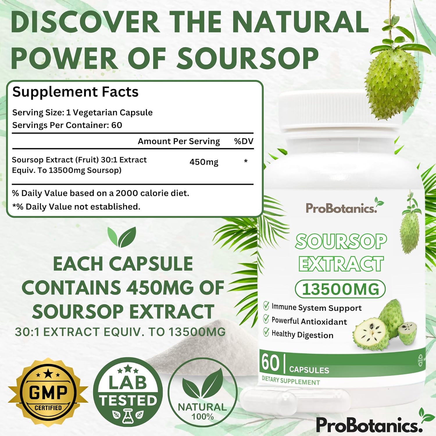 Organic Soursop Capsules