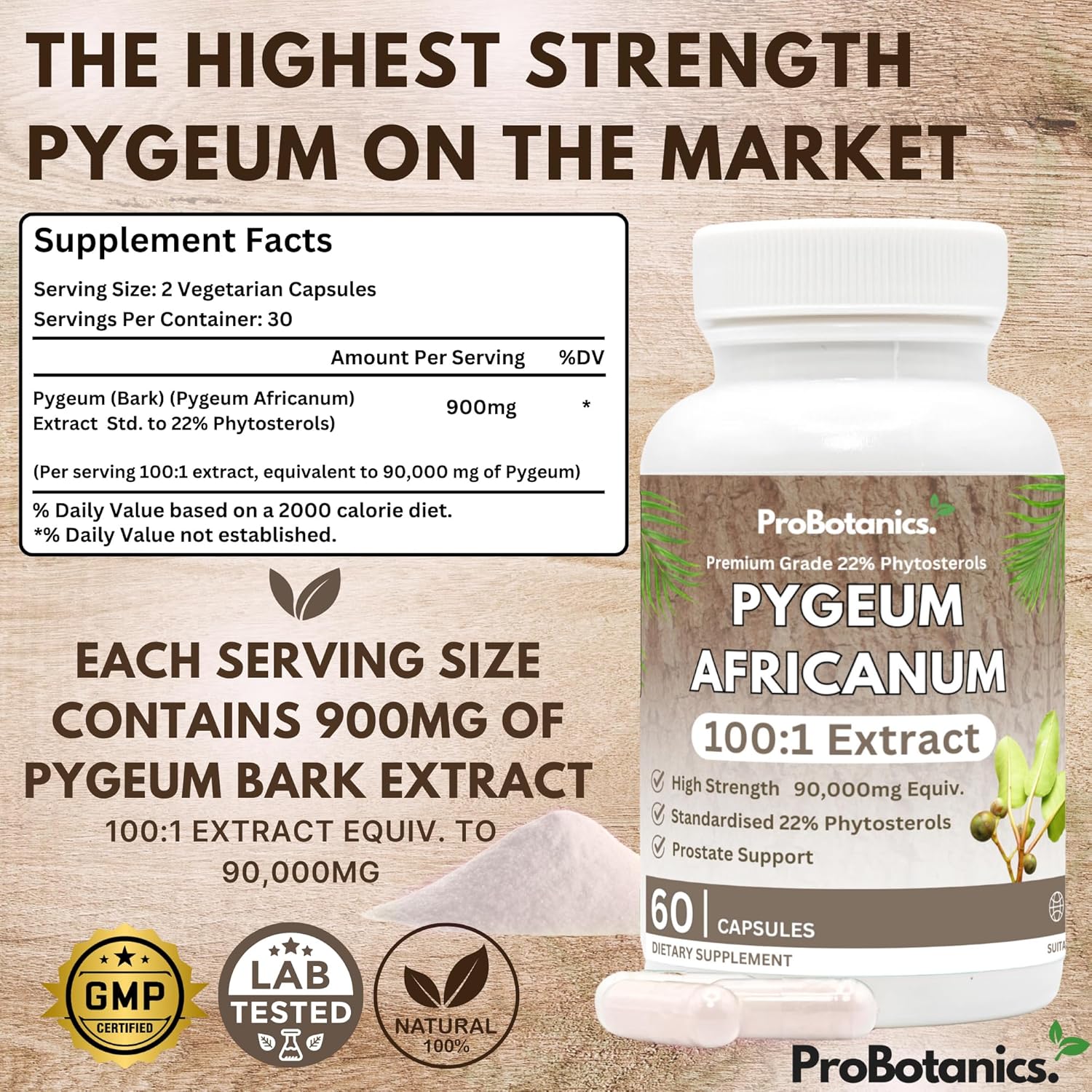 Premium Pygeum Africanum Capsules