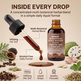Wormwood, Black Walnut and Clove Liquid Drops — close-up of dropper pipette, 1450mg per 2ml alcohol-free formula