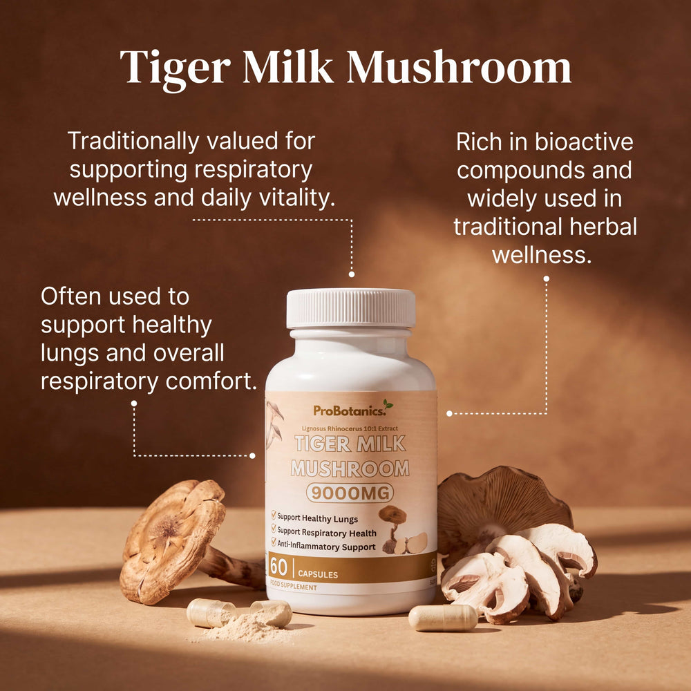 Tiger Milk Mushroom — the product in context